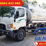 Xe chở xăng dầu 9 khối Hyundai 110S Thành Công